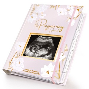 KeaBabies Blossom Pregnancy Journal, 80 Pages Hardcover Pregnancy Book for First Time Moms, Baby Memory Book - 1 of 4