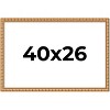 PosterPalooza | 40x26 Modern Bamboo Picture Frame, UV Acrylic, 5 Finishes - 2 of 4