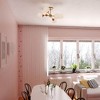 Vaxcel Orbit 6 - Light Semi-Flush Mount in  Muted Brass - 2 of 4