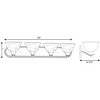 Progress Lighting Avalon 4-Light Bath Bracket, Brushed Nickel, Alabaster Glass Shade - 2 of 2