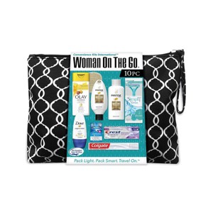 Convenience Kits International Women's Travel Bath and Body Kit - Trial Size - 10pc - 1 of 3