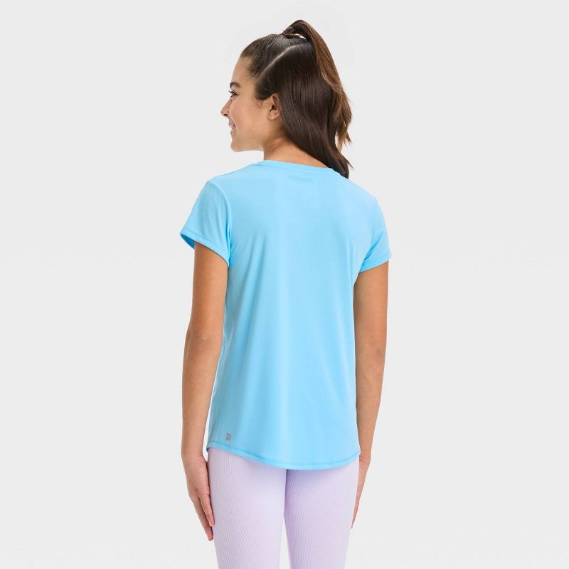 Girls' Short Sleeve Graphic T-Shirt - All In Motion™, 4 of 5