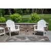 Liora Manne Carmel  Indoor/Outdoor Rug  Black.. - 2 of 4