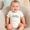 The Juniper Shop Lucky Outline Baby Short Sleeve Bodysuit - NB - Natural - 3 of 4
