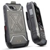 Nakedcellphone Holster Case for Sonim XP5s Phone (XP5800) - Ratchet Belt Clip with Stand - Black - 3 of 4