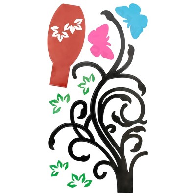 Slickblue Magic Vase Peel and Stick Wall Decals – Quick & Easy Vinyl Stickers for Home Decor (13x23.5")