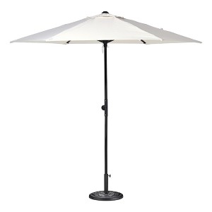 Yescom 7.5ft Outdoor Patio Umbrella with Base Included Heavy Duty Weighted Stand Holder with Scale Tilt Sunshade Garden Parasol for Yard Deck Market - 1 of 4