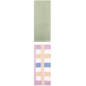 REGALWOVEN Cotton Soft Absorbent Bathroom Hand Towel for Kitchen Hotel and Spa 13" x 30"/13" x 29" 2 Pcs - 1 of 4