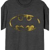 Batman Bat Signal Logo and Superhero Power Pose 2-Pack Men's Black Tee Shirt Set - image 3 of 4