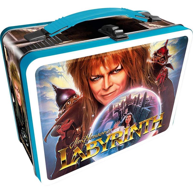 NMR Distribution Jim Henson's Labyrinth 8.63" x 6.75" Embossed Tin Lunch Box, 1 of 2