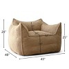Lazy Sofa Bean Bag Chair,Lazy Boy Single Sofa,Bean Bag Love Seat,Best Bean Bag Sofa For Adults,Lounger Sofa For Living Room Apartment-Cuddlewood - 4 of 4