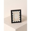 Shiraleah Black and White Roma Wave 4" X 6" Picture Frame - image 2 of 4