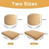 MAXYOYO Convertible Bean Bag Bed, 4ft Corduroy Bean Bag Chairs that Turn into Beds Queen, Camel - 2 of 4