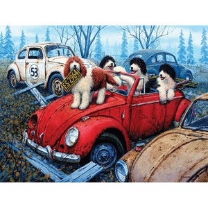Sunsout Hit the Road 500 pc   Jigsaw Puzzle 61667 - 1 of 4