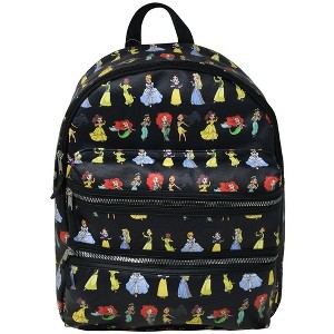 Disney Princess 16" PU Leather Deluxe Backpack Magical Style & Everyday Function - 1 of 2