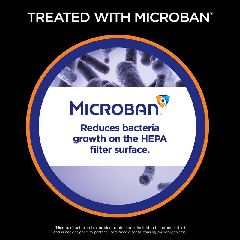 Shark Air Purifier Anti-Allergen Filter with True HEPA and Microban HE1FKBASMB, 6 of 7