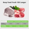 FUFU&GAGA Black&Green 60KPA+110W Vacuum Sealer: 8 - in - 1 Multifunctional with LED Touchscreen & Built - in Cutter - 4 of 4