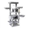 YOOCOZZ 68 Inches Multi-Level Large and Tall Cat Tree, Scratching Post with Sisal Rope-Gray - 3 of 4