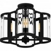 Quoizel Lighting 4 - Light Semi-Flush Mount in  Matte Black - 3 of 4