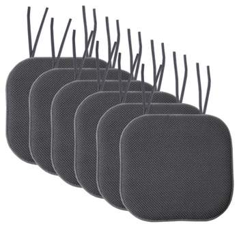 FamHome Non-Slip Chair Cushions Set, Outdoor/Indoor Seat and SeatBack Pads,  Soft Thicken Pillow for Recliner Folding Chair Garden Patio Mat,16 inches