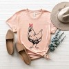 Simply Sage Market Women's Chicken With Bandana Short Sleeve Graphic Tee - 3 of 3