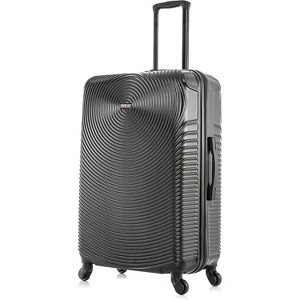 28-Inch Large Checked Hardside Luggage, Spinner Wheels, Durable Lightweight Suitcase with Handle & Trolley - 1 of 4