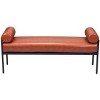 Zuo Barrow Bench Brown - 3 of 4