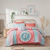 Grungis 7-Piece Soft Brushed Printed Microfiber Bed Sheets Set,Machine Washable for Easy Care,Bedding Set - 2 of 4