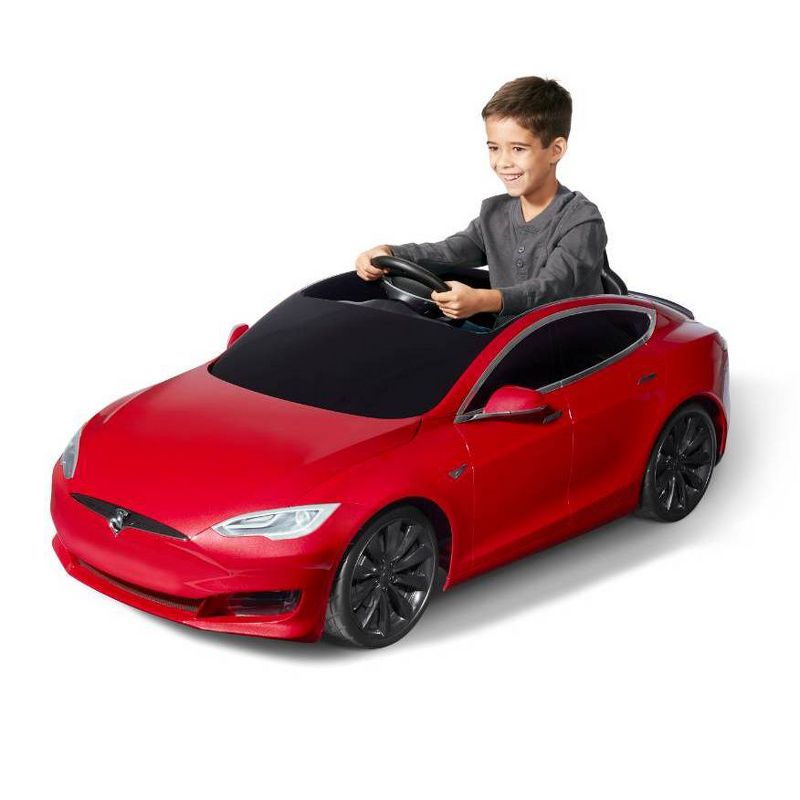 Radio Flyer 9V Kids&#39; Tesla Model 910 Car, 3 of 11