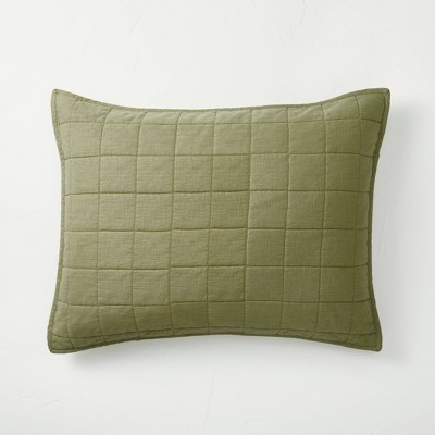 Heavyweight Linen Blend Quilt Pillow Sham - Casaluna™