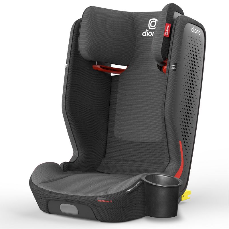 Diono Monterey 5iST FixSafe Rigid Latch High Back Booster Car Seat, 4 of 11
