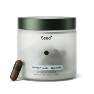 Seed PM-02 Sleep + Restore Caplets Prebiotics - 30ct - 1 of 4