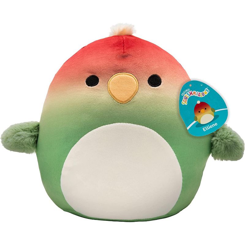 Squishmallows 8" Parrot - Elliene, Cute and Soft Stuffed Animal Plush Toy - Great Gift for Kids, 1 of 4