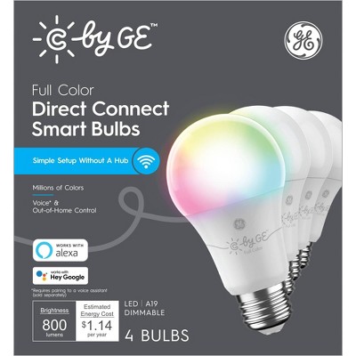 General Electric 4pk Aline Color LED Light Bulbs