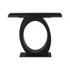Modern Console Table with Egg-Shaped Base, Stylish and Stable Console Tables for Hallway or Entryway, Perfect for Living Room Decor-The Pop Home - 3 of 4
