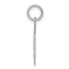 Black Bow Jewelry Sterling Silver, Sarah Collection 15mm Brocaded Disc Initial O Pendant - 2 of 4