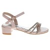 Badgley Mischka Girls' Low Heeled Dress Sandals. (Little Kids/Big Kids) - 2 of 4