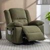 Corduroy Massage Recliner,Power Lift Chair for Elderly With Adjustable Massage And Heating Function,Living Room Recliner Chair-Cuddlewood - 3 of 4