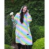 Catalonia Woman Blanket Hoodie Oversized Sweatshirt, Comfy Fleece Pullover Longe Sleeve, One Size Fits All, Gift Woman Wife - 2 of 4