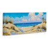 Stupell Industries Cloudy Beach Painting, 24" x 10" - 3 of 4