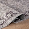 World Rug Gallery Elise Blue Distressed Medallion Indoor Rug – Flat Pile, Washable with Non-Slip Backing - 4 of 4