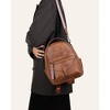 Generic Mini Backpack Purse, Designer Leather Cute Roomly Small Backpacks, Shoulder Backpack - 4 of 4
