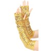 INSPIRE CHIC Women's Sequin Fingerless Extra Long Arm Warmers 1 Pair - 4 of 4