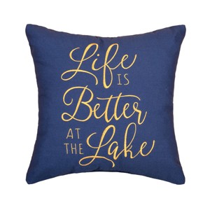 C&F Home Life Is Better At Lake Pillow - 1 of 4