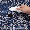 Large Washable Low Pile Area Rug, Non-Slip Non-Shedding Faux Wool Vintage Distressed Oriental Carpet for Living Room/Bedroom - 3 of 4