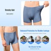 CARER 8oz High Absorbency Men's Incontinence Briefs 3-Pack Washable Cotton Incontinence Underwear Boxer for Men Bladder Leakage - 3 of 4