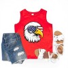 The Juniper Shop Patriotic Eagle Sunglasses Youth Tank Top - 4 of 4