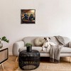 Stupell Industries Drinking Bears at Bar Floating Frame Canvas Art - 3 of 4