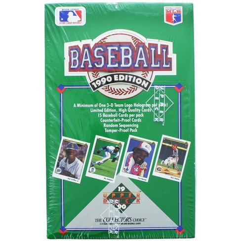 Upper Deck 1990 Upper Deck Baseball Trading Cards Low Series Factory ...