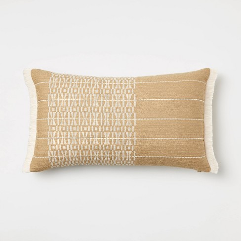 Lumbar discount throw pillow